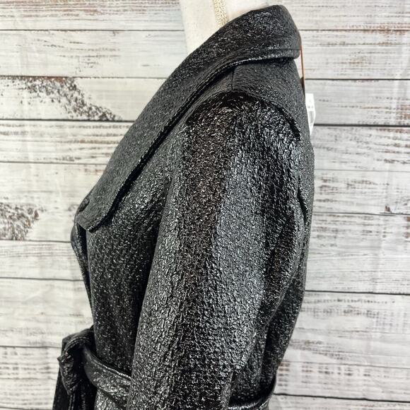 Weatherproof Vintage Women's Long Wrap Jacket w/ Belt size Small Career Church - Picture 10 of 15